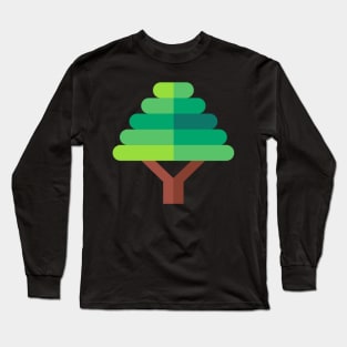 tree icon Long Sleeve T-Shirt